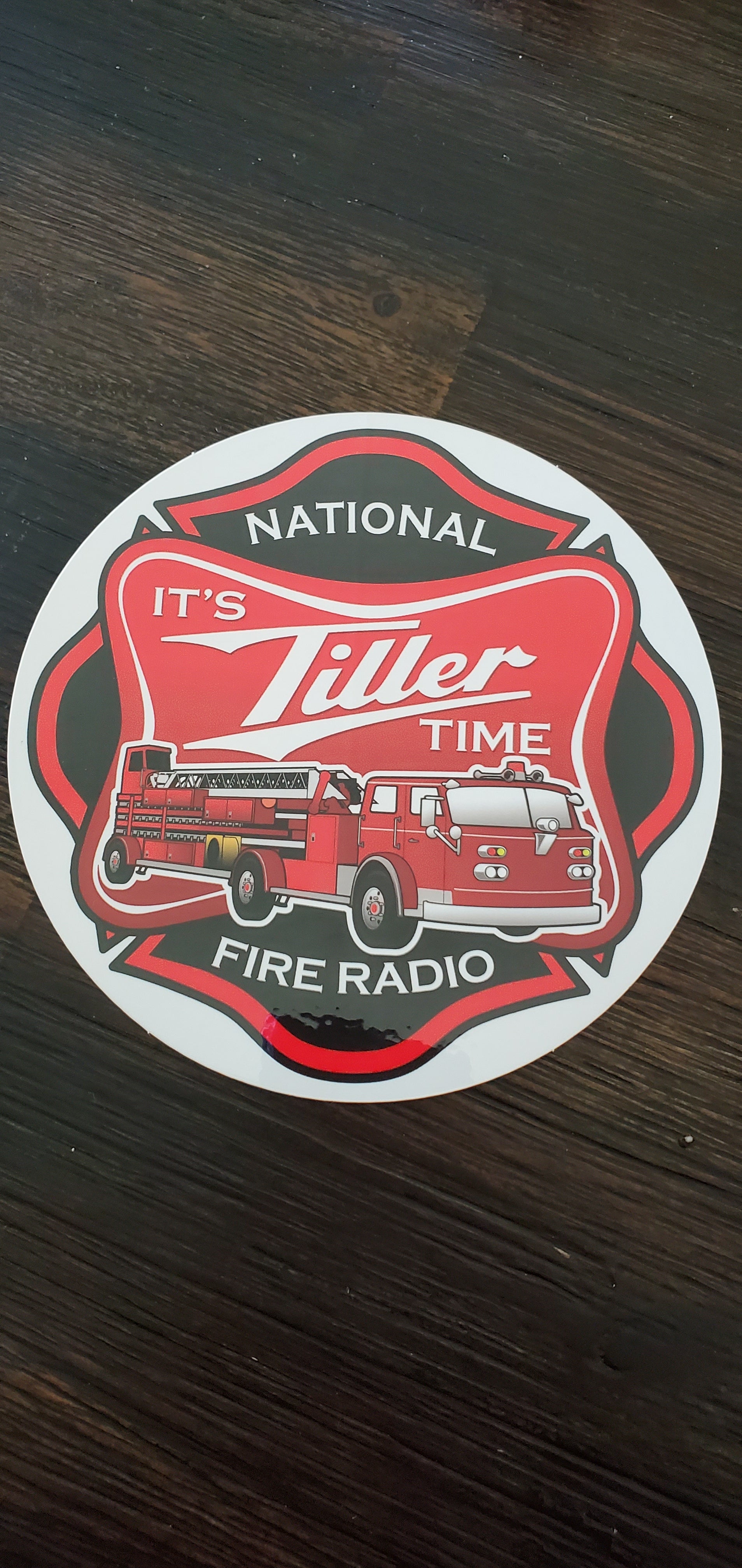It's Tiller Time 5 inch sticker!